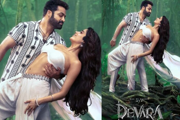 NTR Jr and Janhvi Kapoor Unveil Romantic Poster for 'Devara: Part 1' Second Single, Release Date Revealed