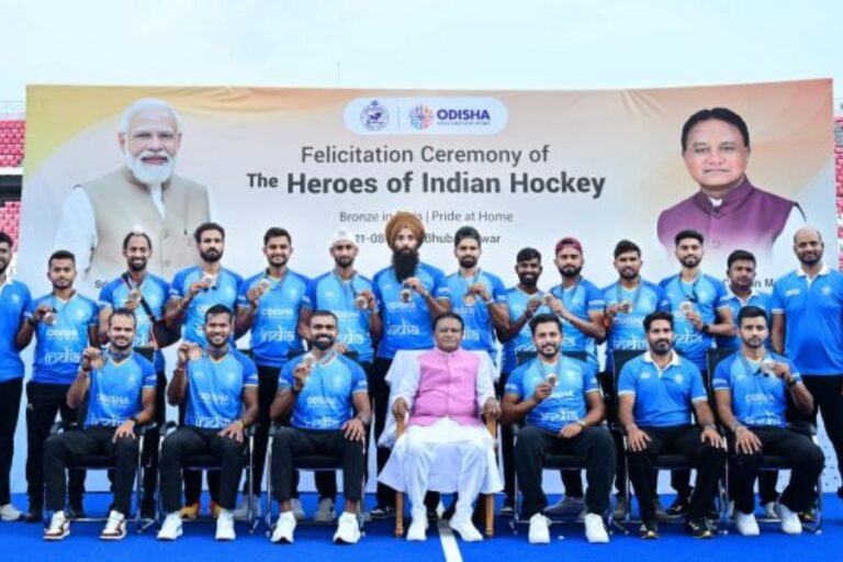 Odisha CM Mohan Majhi Honors Indian Hockey Team for Historic Bronze at Paris Olympics