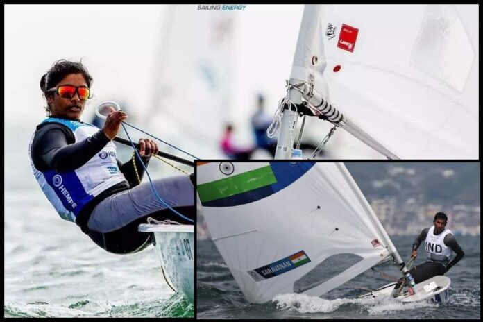 Paris Olympics Sailing Update: Vishnu Saravanan and Nethra Kumanan Struggle to Stay Afloat