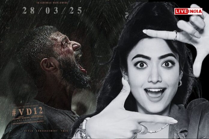 Rashmika Mandanna Reacts to Vijay Deverakonda’s Intense Look for 'VD 12'