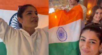 Raveena Tandon Sings ‘Lehra Do’ as She Celebrates Independence Day with Kids