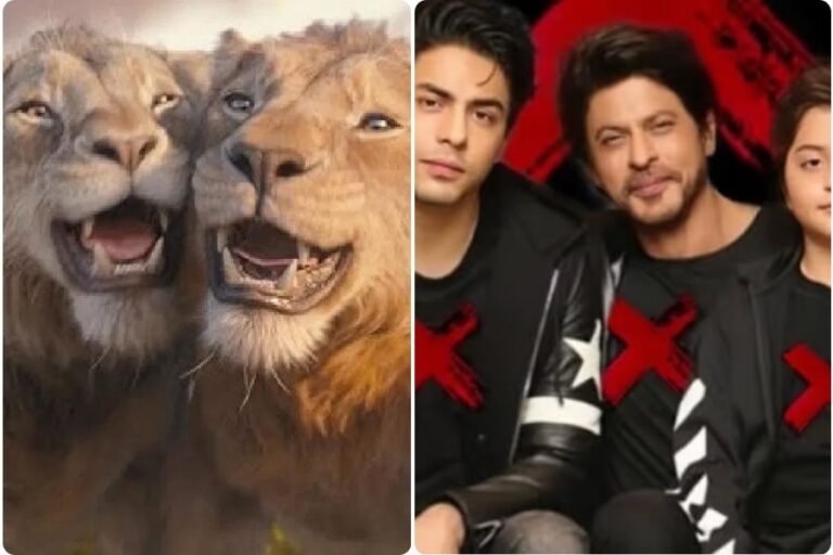 SRK Returns as Mufasa with Sons Aryan and AbRam ‘Mufasa: The Lion King’