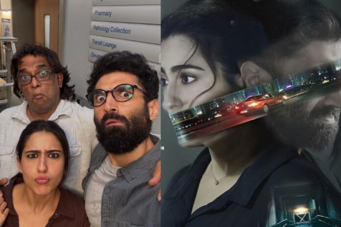 Sara Ali Khan, Aditya Roy Kapur, and Anurag Basu Share Goofy Selfie from 'Metro In Dino' Set