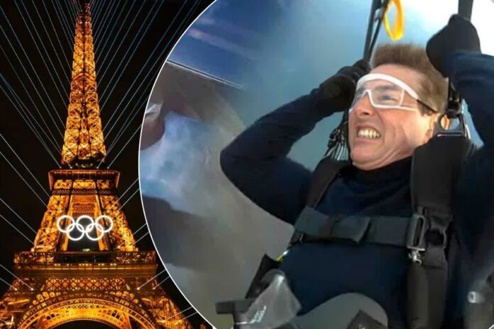 om Cruise to Skydive into Paris Olympics 2024 Closing Ceremony