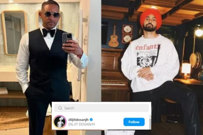 Will Smith Follows Diljit Dosanjh on Instagram, Fans Go Wild