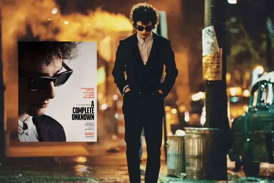 First Look at Timothée Chalamet as Bob Dylan in New Poster for 'A Complete Unknown'
