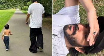 Harsh Varrdhan Kapoor Enjoys Adorable Stroll with Nephew Vayu in London Park