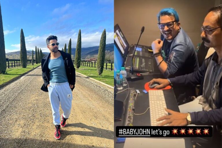 Varun’s Fun Dubbing Session for ‘Baby John’