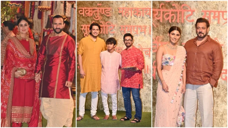 Salman Khan To Kareena : Celebs Join Ambani’s For Ganesh Chaturthi Celebrations