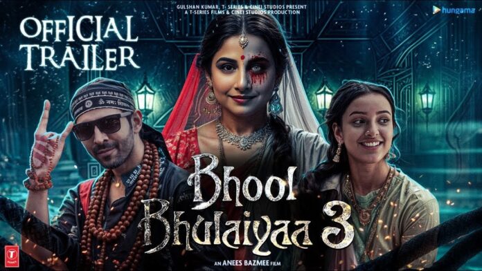 Vidya Balan Returns as Manjulika in the Thrilling Teaser for 'Bhool Bhulaiyaa 3'