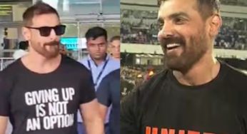 John Abraham Arrives in Chennai to Witness Formula 4-Night Street Race