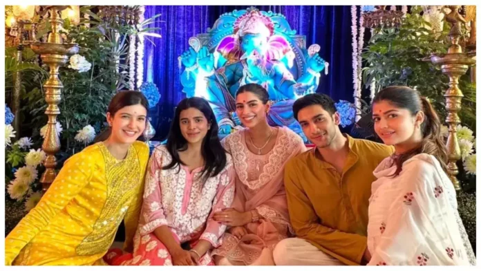 Ganesh Chaturthi 2024: Khushi Kapoor All Smiles As She Celebrates With Rumored Beau Vedang Raina