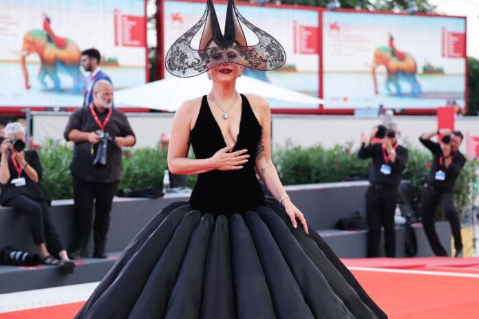 Lady Gaga stole the spotlight With Epic Headpiece at Venice Film Festival