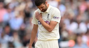 Mark Wood Ruled Out For The Remainder Of 2024 Due To Elbow Injury