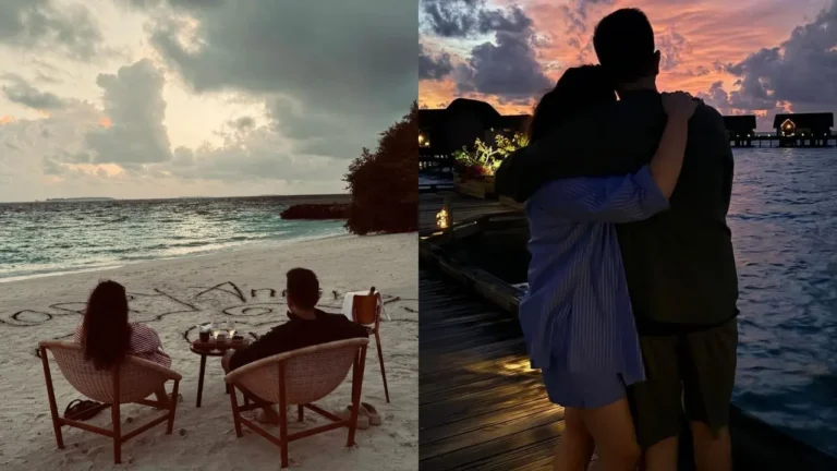 Parineeti And Beau Raghav Chadha Shares Adorable Romantic Beachside Anniversary Pictures