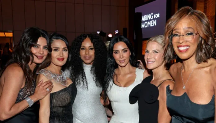 Priyanka Chopra Poses With Kim Kardashian At Kering Foundation's Caring For Women Dinner