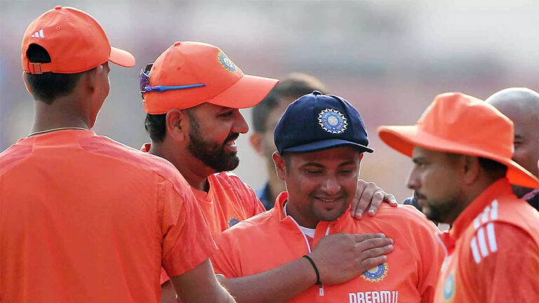"He's a positive guy.." : Sarfaraz Khan Praises Rohit Sharma Ahead Of Bangladesh Series