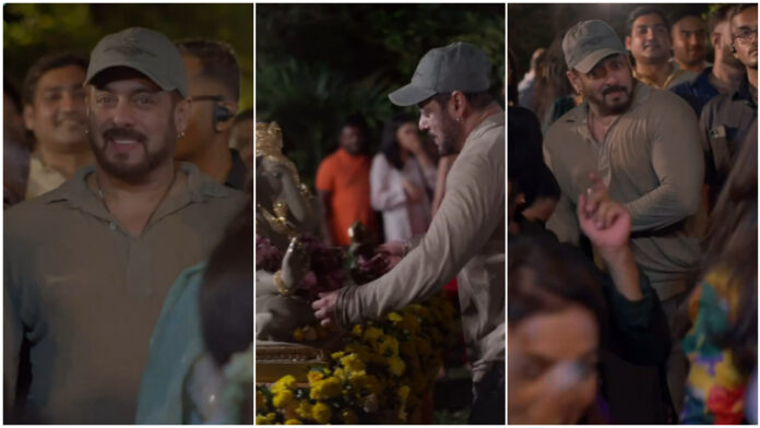 Salman Khan Dances To Dhol Beats during Ganesh Visarjan with family