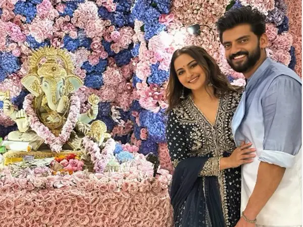 "Our First Ganpati After Shaadi" : Sonakshi, Zaheer Celebrates Ganesh Chaturthi