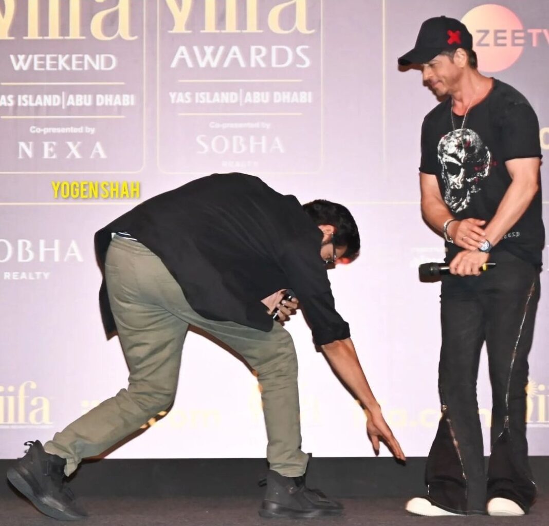 Rana Daggubati Spotted Touching Feet Of Shah Rukh Khan And Karan Johar