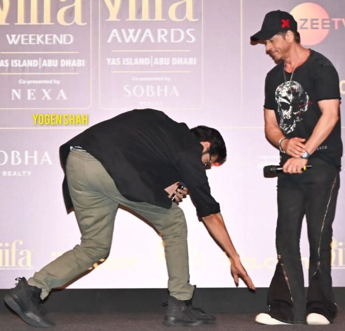 Rana Daggubati Spotted Touching Feet Of Shah Rukh Khan And Karan Johar