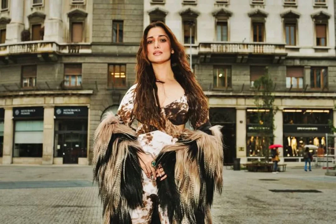 Tamannaah Bhatia Attends Roberto Cavalli SS25 Show At Milan Fashion Week