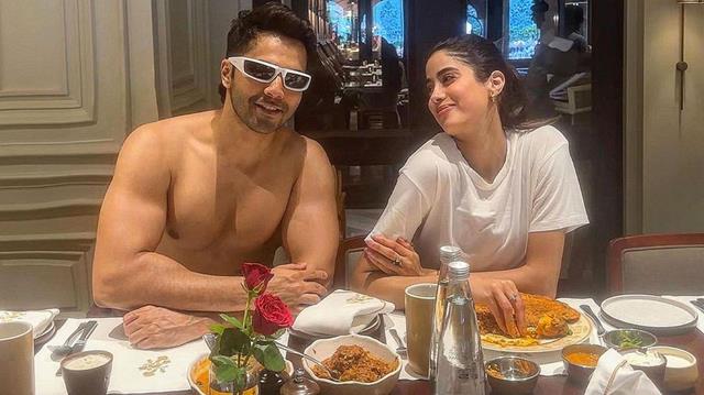 'Breakfast Club' : Varun Dhawan Along With Janhvi Kapoor Shares A Fun Moment From the Sets Of SSKTS