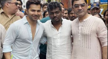 “Ganpati Bappa Morya” : Varun Dhawan And Atlee Seeks Blessings At Lalbaugcha Raja