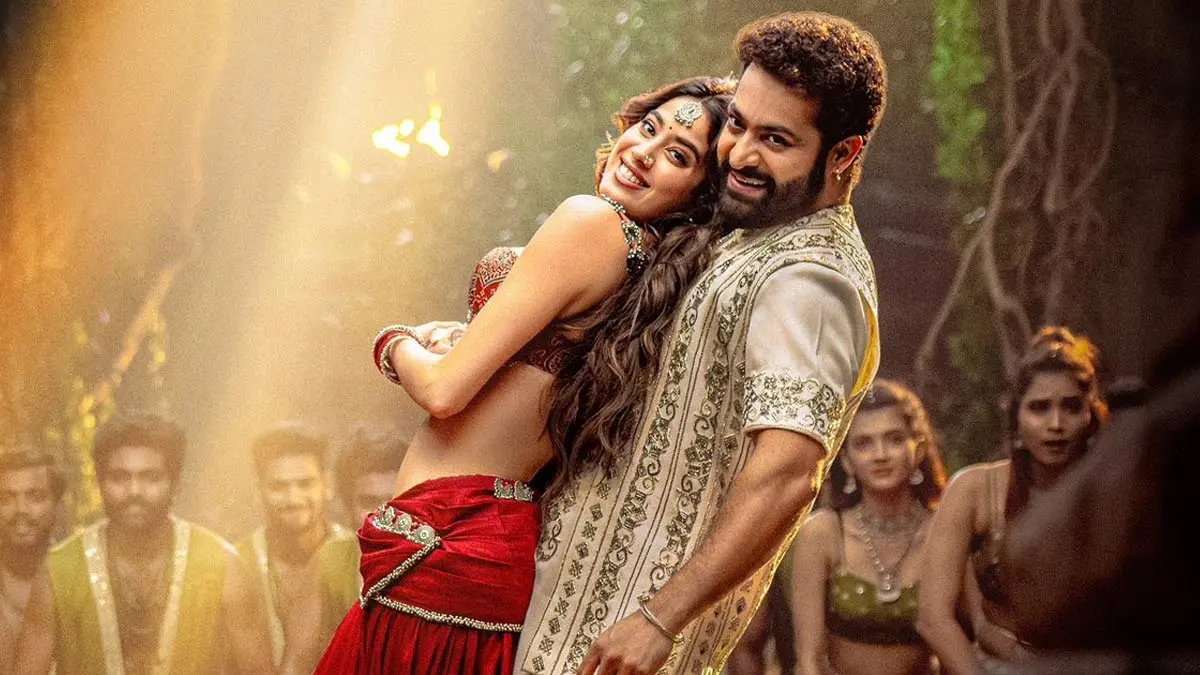 “Devara: Part 1”: Jr NTR and Janhvi Kapoor Dancing Track “Daavudi” Released