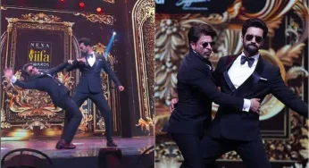 SRK Grooves With Vicky Kaushal And Karan Johar On His Hit Track ‘Jhoome Jo Pathaan’ At IIFA 2024