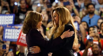 Beyonce Campaigns For Kamala Harris At Houston Rally