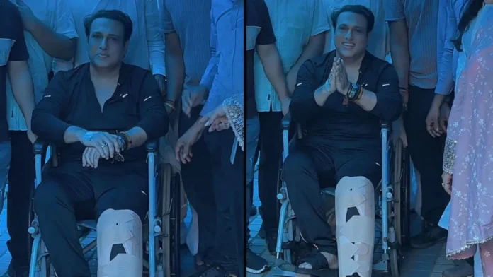 GoGovinda Gets Discharged From Hospital After Gunshot Injuryvinda All Smiles As He Gets Discharged From Hospital After Gunshot Injury