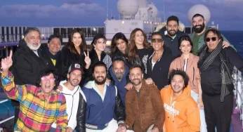 ‘Housefull 5’ : Akshay Kumar, Abhishek Bachchan, Jacqueline Pose With Team On Cruise