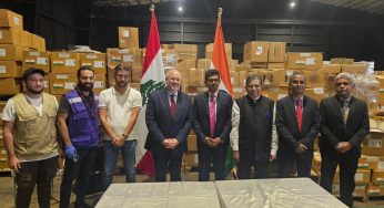 India Delivers Humanitarian Aid to Lebanon Amid Ongoing Crisis