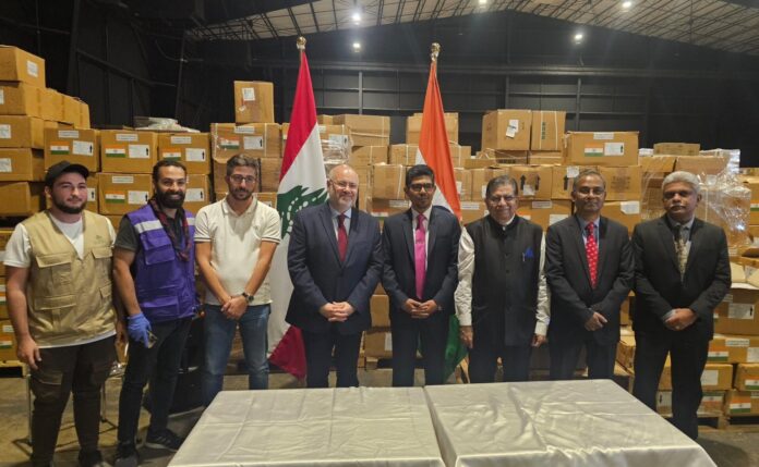 India Delivers Humanitarian Aid to Lebanon Amid Ongoing Crisis