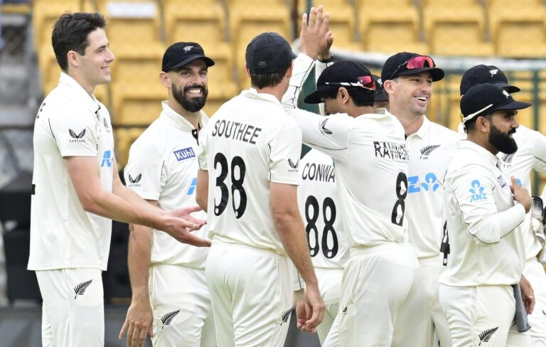 New Zealand Crushes India By 8 Wickets After 36 Years In Bengaluru