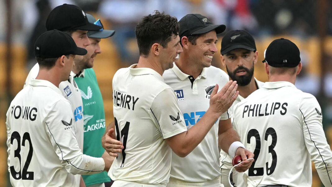 New Zealand Need 107 Runs For Victory Against India In Bengaluru