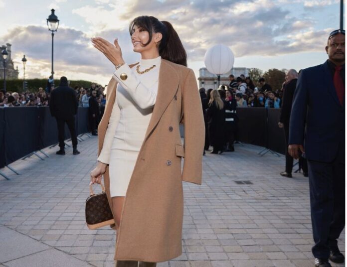 Nora Fatehi Shines at Paris Fashion Week 2024