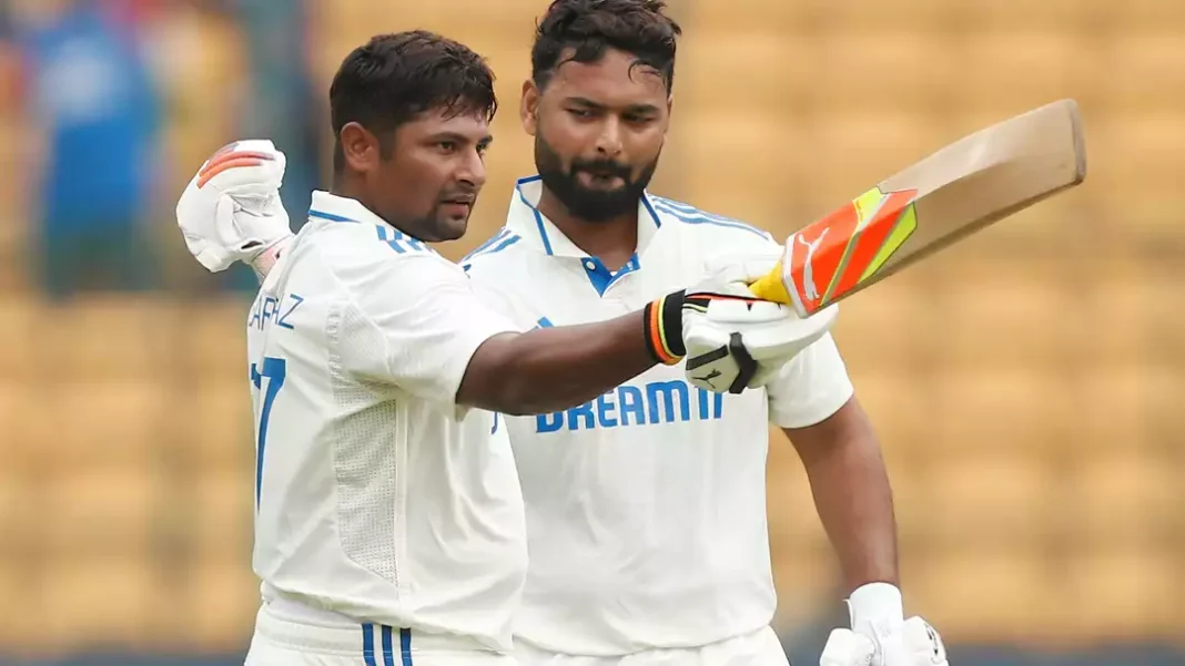 Ind vs NZ: Rain Halts Impeccable Batting Display By Sarfaraz Khan And Rishabh Pant
