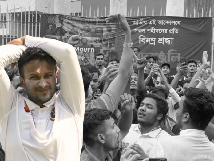 Shakib fans protest in Dhaka ahead of home Test series against South Africa