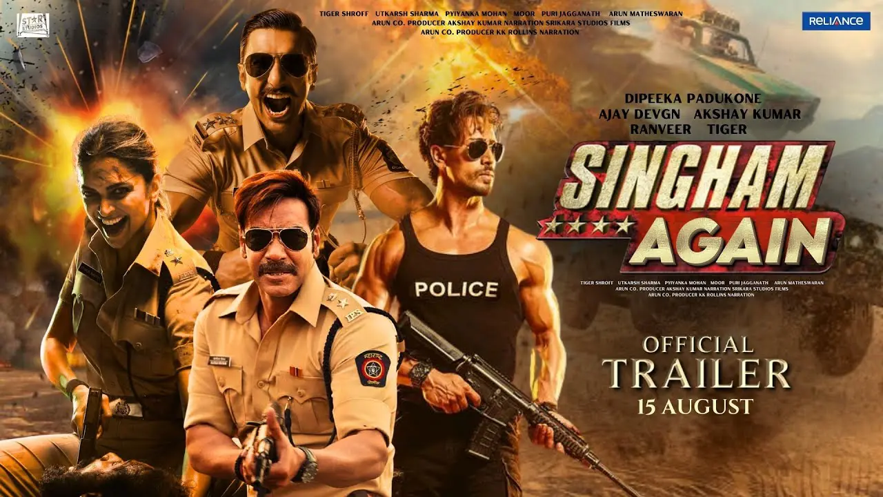 Singham Again Trailer Takes Bollywood by Storm, Celebs and Fans Can't Keep Calm