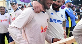 Virat Kohli Gracious Gesture For Shakib Al Hasan, Gifts Him Bat