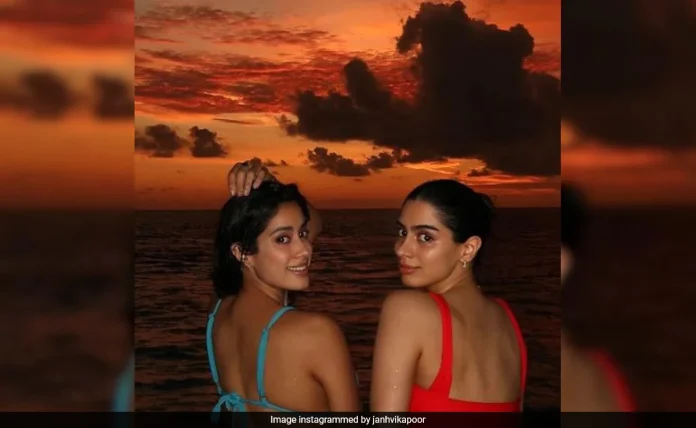 Janhvi's Beach Getaway with Sister Khushi: Sun, Sand, and Sibling Bonding