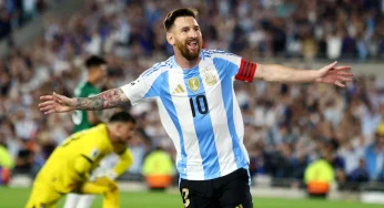 Lionel Messi Nets Hat-Trick During Argentina’s 6-0 Win Over Bolivia In World Cup Qualifiers