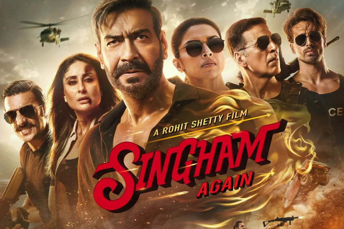 "Singham Again Trailer Enters Top 10 Most Viewed Indian Trailers with 51.95 Million Views"