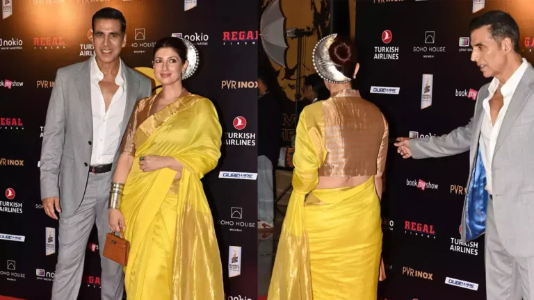 Akshay Kumar, Twinkle Khanna Pose Together At Premiere Of Dimple Kapadia's Film 'Go Noni Go'