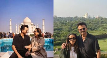 Anil Kapoor Treat Fans With Adorable Pictures With Wife Sunita At Taj Mahal