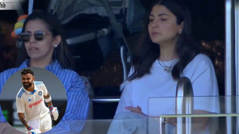 Virat Kohli's Biggest Cheerleader Anushka Sharma Attends India vs Australia Test Match In Perth
