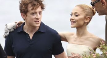 ‘Wicked’ : Ariana Grande And Beau Ethan Slater Show Sweet PDA