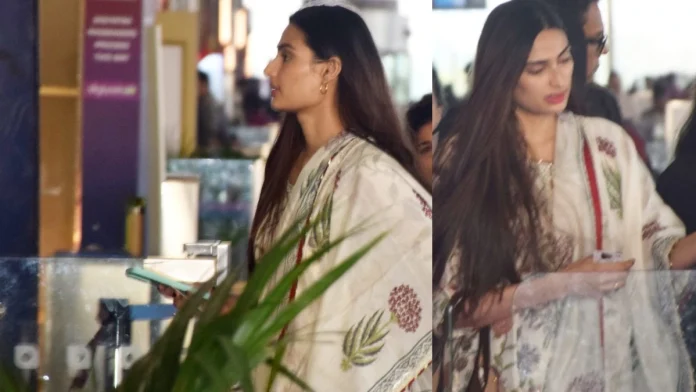 Athiya Shetty Hides Her Baby Bump And Avoids Paps At Mumbai airport